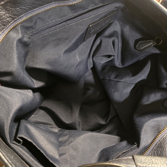 Metalic Blue Coach Tote Bag - Picture 5 of 8